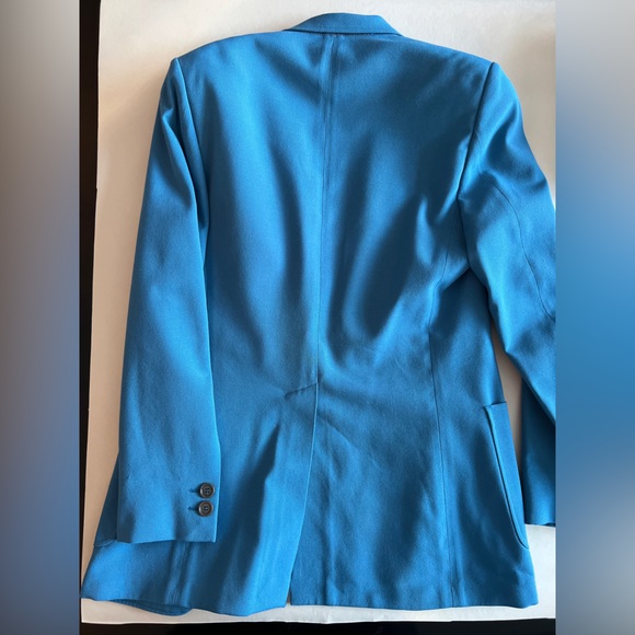 - Gucci Solid Wool-Blend Blue Sport Coat - Picture 6 of 7